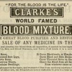 Clarke's Blood Mixture advertisement, 1888