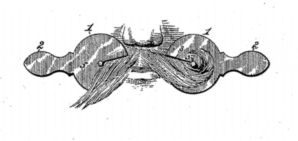 Mustache Curler,1886