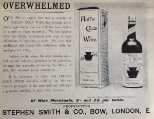 Hall's Coca Wine - 1897 ad from Country Life