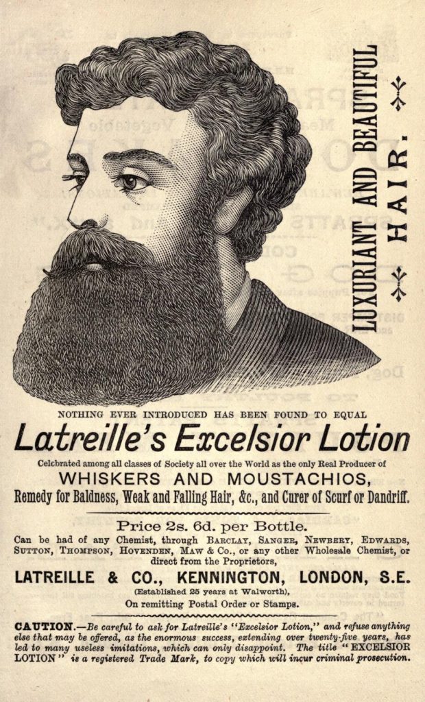 Latreille's Excelsior Lotion, 1888