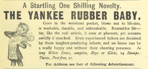 Yankee Rubber Baby from 'The White Cat' by Hal Ludlow 1882