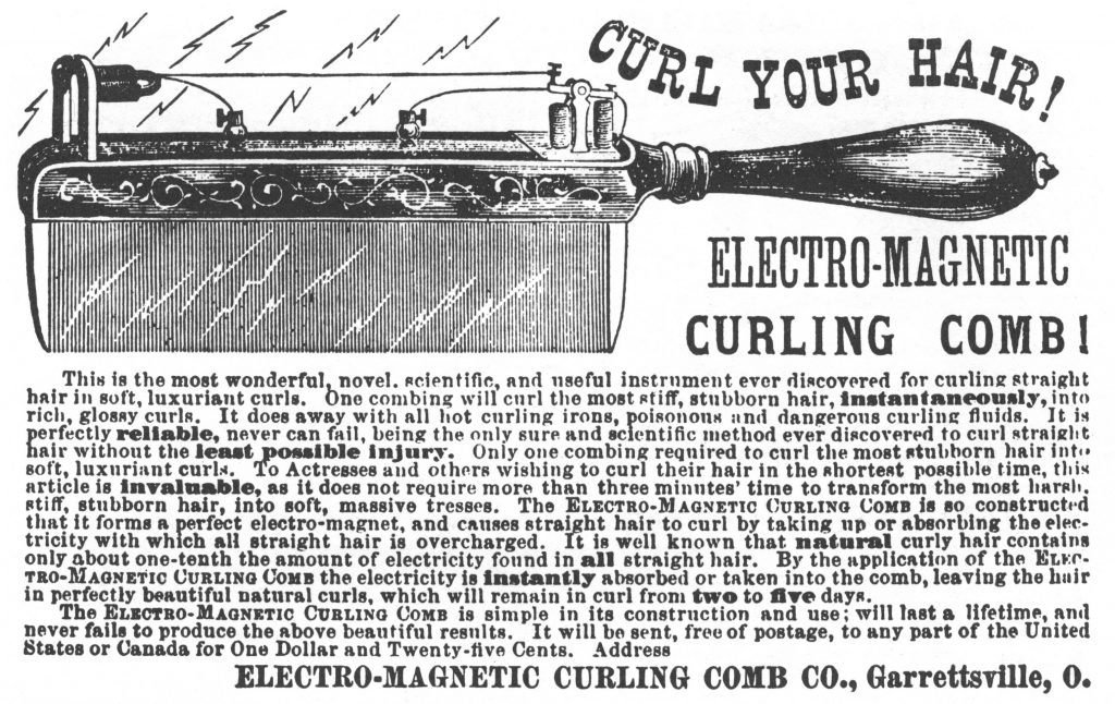 Robb Curling Comb, c 1875