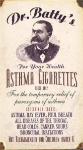 Dr Batty's Asthma Cigarettes